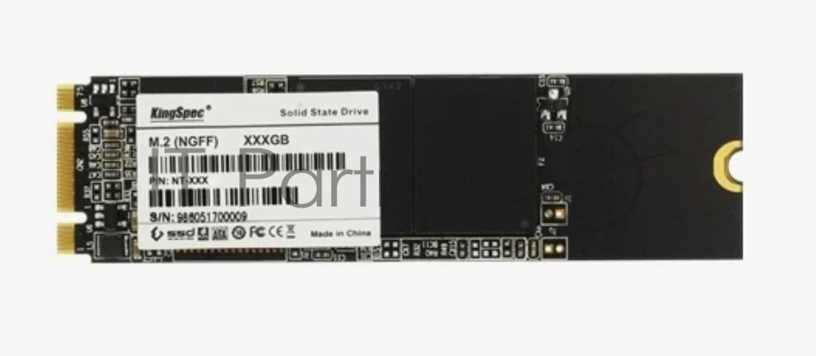 Накопитель SSD KingSpec NT-512, 512GB, SATA 3, M.2 2280, R/W 570/450