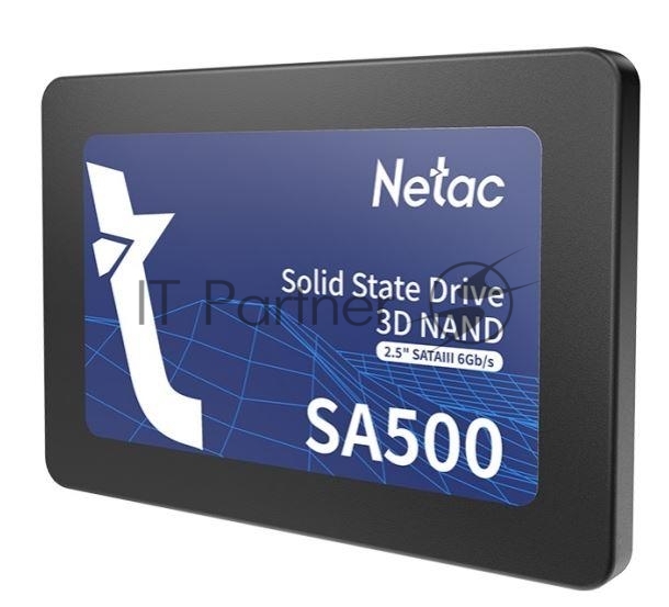 Накопитель SSD Netac SA500, 512Gb, SATA III, 2.5", R/W 520/450