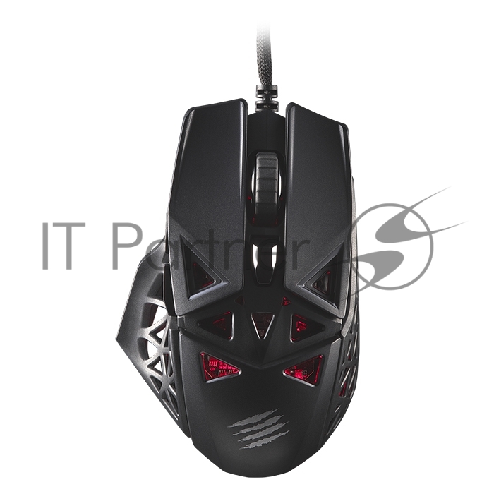 Мышь проводная Mad Catz M.O.J.O. M1 черный, 12000 dpi, USB, кнопки - 8