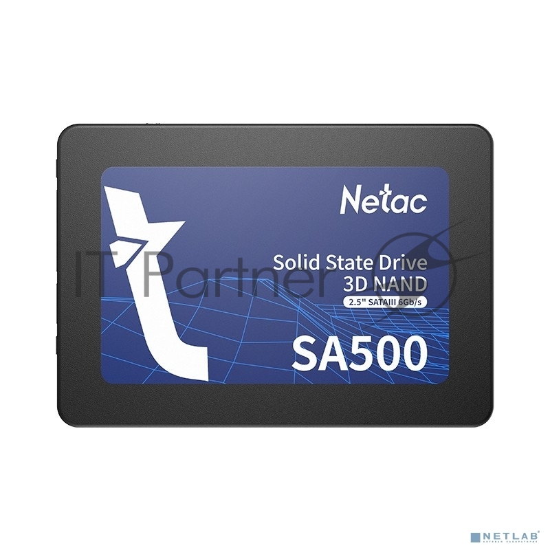 Накопитель SSD Netac SA500, 960Gb, SATA III, 2.5", R/W 530/475