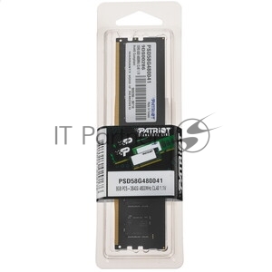 Оперативная память Patriot, DDR5, 8GB (1x8 GB), 4800 MHz, CL40, SO-DIMM