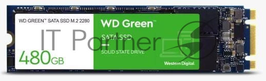 Накопитель SSD M.2 2280 480GB GREEN WDS480G3G0B WDC