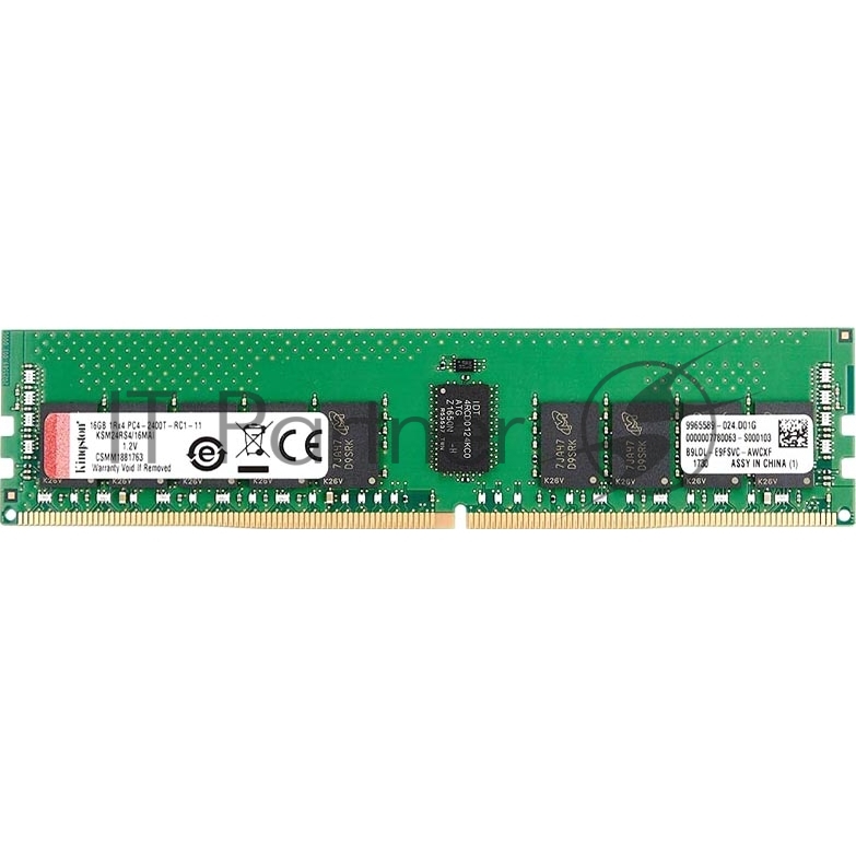 Оперативная память Kingston Server Premier, DDR4, 32GB (1x32GB), 3200MHz, CL22, ECC, RDIMM