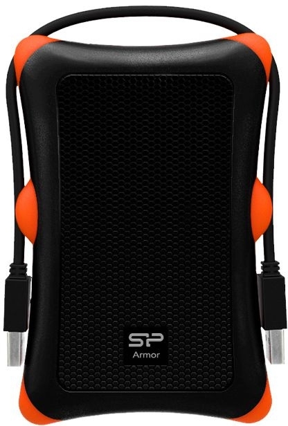 Внешний HDD 2.5" Silicon Power Armor A30, 2TB, USB 3.2 Gen 1 Type-A, 5400 rpm, черный