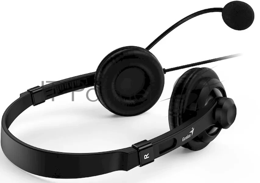 Гарнитура Genius HS-230U чёрный, проводная, USB