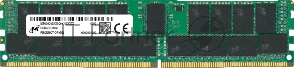 Оперативная память Crucial, DDR4, 64GB (1x64GB), 3200MHz, CL22, ECC, RDIMM