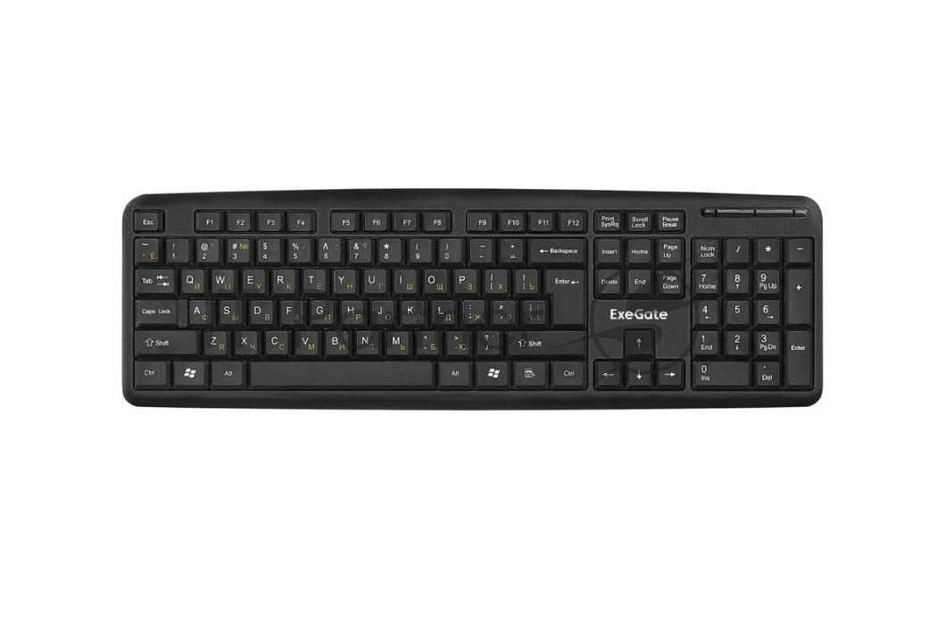 Клавиатура проводная ExeGate LY-331 (EX279937RUS), USB, черный
