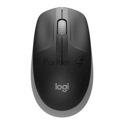 Мышь беспроводная Logitech M190 черный/серый, 1000 dpi, радиоканал, USB, кнопки - 3