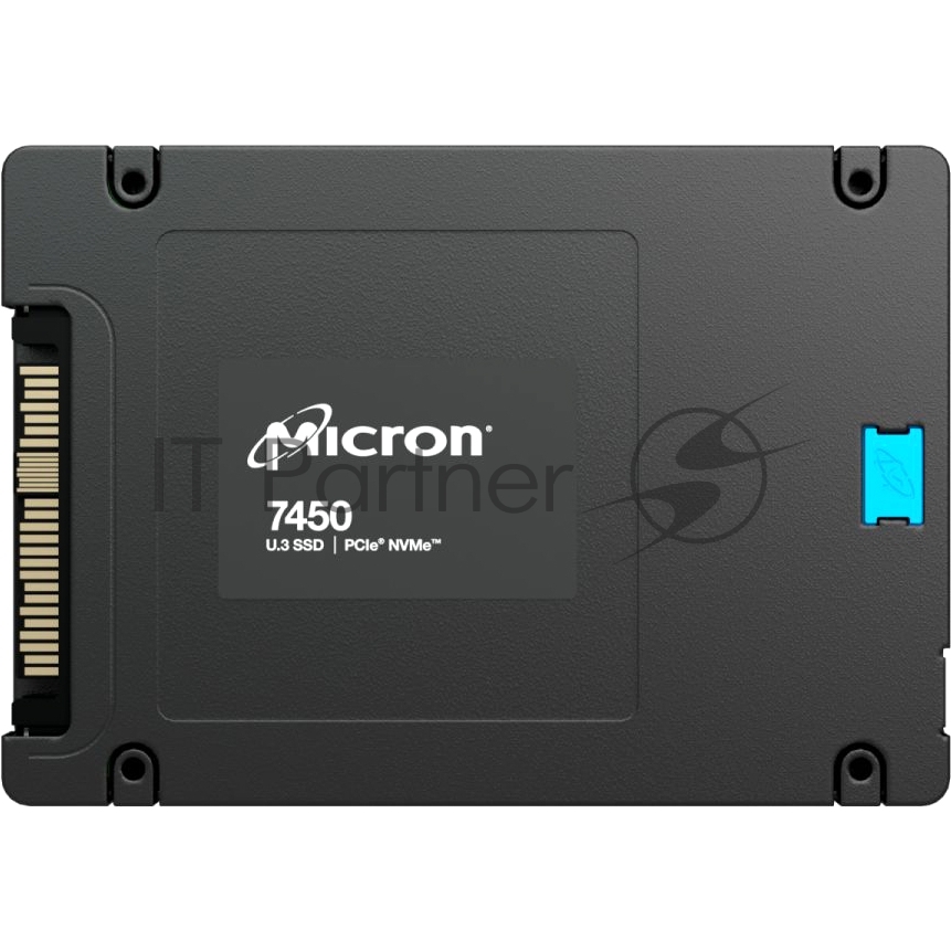 Накопитель SSD Micron 7450 Pro, 1.92Tb, 2.5", U.3, NVMe, R/W 6800/2700