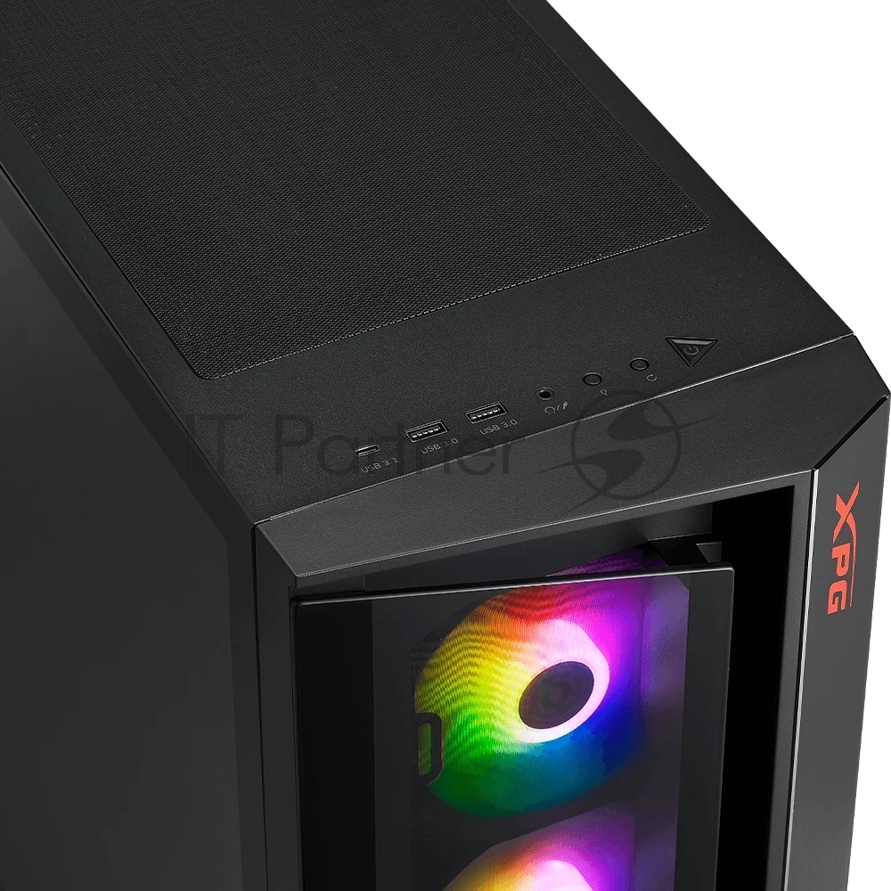 Компьютерный корпус ADATA XPG CRUISERST черный Mid-Tower, Micro-ATX, Mini-ITX, Standard-ATX