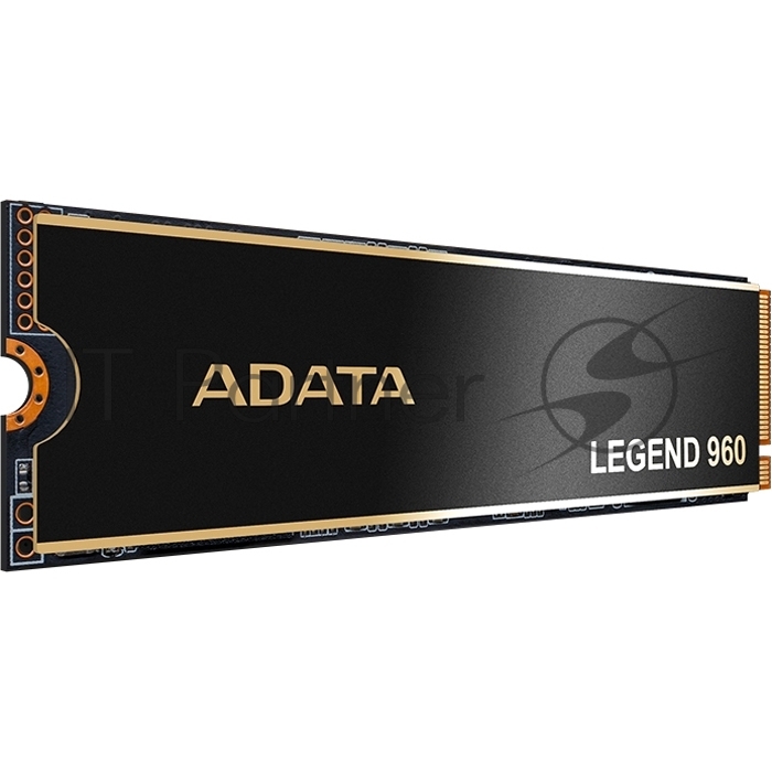 Накопитель SSD ADATA LEGEND 960, 4Tb, PCIe 4.0 x4, M.2 2280, NVMe, R/W 7400/6800, с радиатором