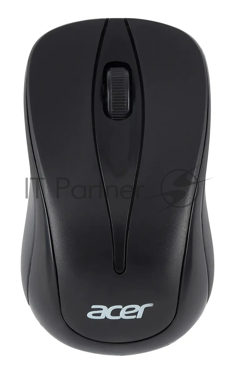 Мышь беспроводная Acer OMR131 черный, 1000 dpi, радиоканал, USB, кнопки - 3