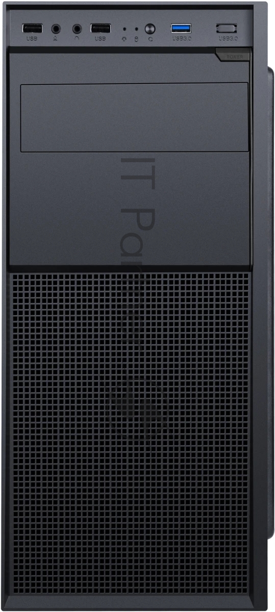 Компьютерный корпус Accord A-300 черный без БП ATX 1x120мм 2xUSB 2.0 1xUSB 3.0 audio