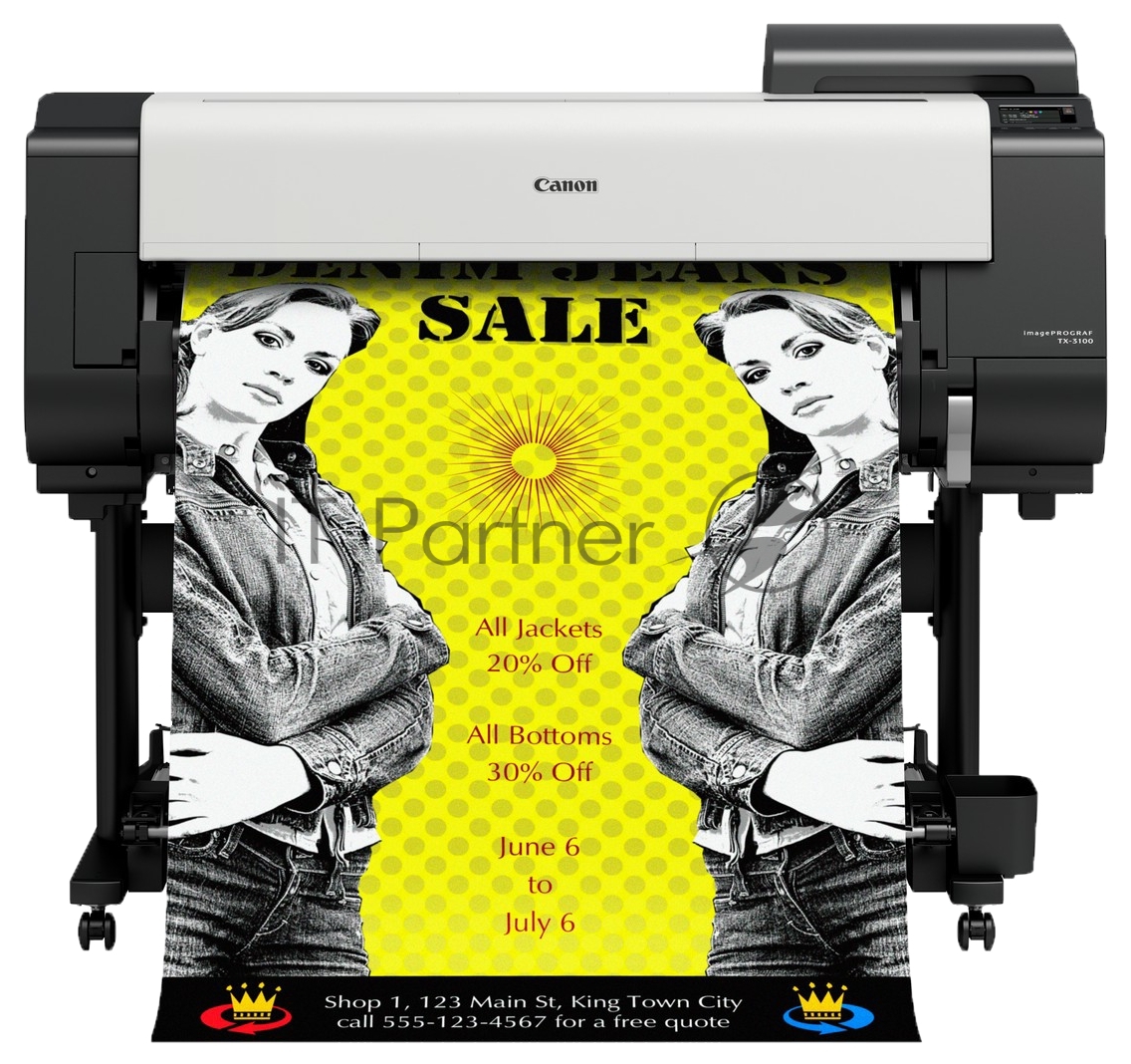 Плоттер струйный Canon iPF TX-3100 (4600C003), A0, 36", 5 цветов, 1200x2400 dpi, USB, Gigabit Ethernet, WiFi