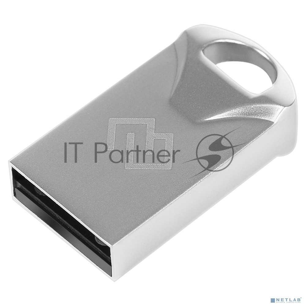 Флешка USB Digma DRIVE2 (DGFUM064A20SR), 64Gb, USB 2.0, R/W 20/10, серебристый