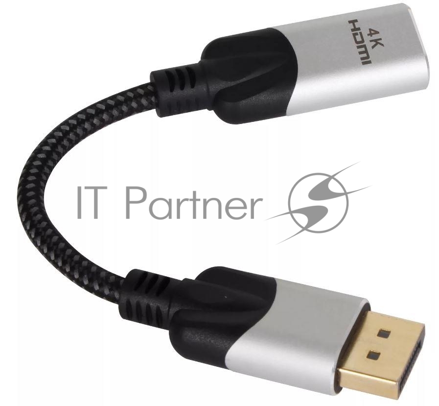 Кабель VCOM DisplayPort TO HDMI 4K 0.15 M CG621M-0.15