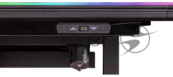 Стол игровой Thermaltake Gaming Desk Level 20 BattleStation Black, Electric, RGb, none Black, Electric, RGb, none