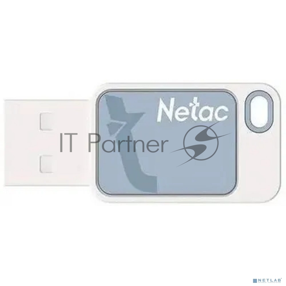 Флешка USB Netac UA31 (NT03UA31N-008G-20BL), 8Gb, USB 2.0, R/W 110/45, синий/белый