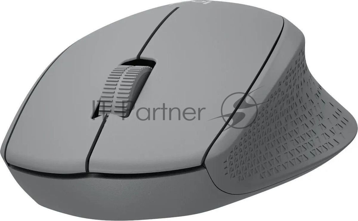 Мышь беспроводная Logitech M280 серый, 1000 dpi, радиоканал, USB, кнопки - 3