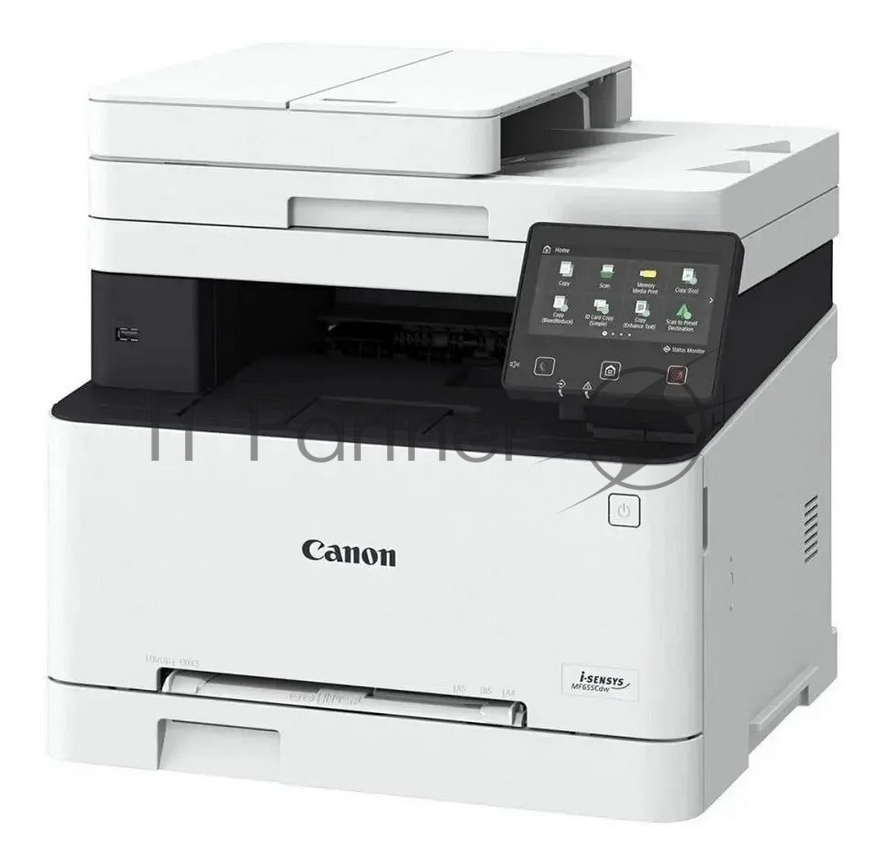 МФУ лазерное Canon i-SENSYS MF655Cdw, A4, цветное, печ. 21 стр/мин, скан. до 27 стр/мин (ч/б) 14 стр/мин (цвет), 1200 x 1200 dpi (принтер) 600x600dpi (сканер), USB, RJ-45, Wi-Fi, Air Print, Mopria
