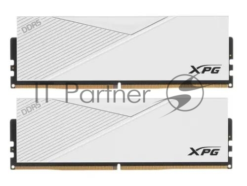 Оперативная память XPG Lancer, DDR5, 32GB (2x16GB), 6000MHz, CL30, DIMM, с радиаторами, белый