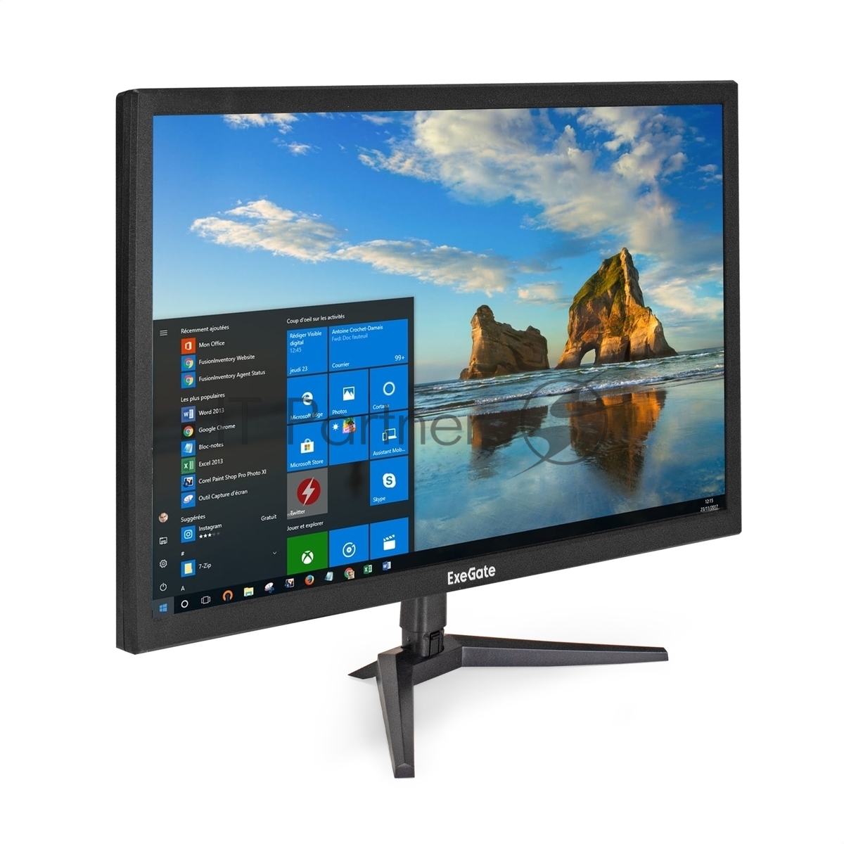Монитор 23.8" ExeGate EB2400 TN+film 1920x1080, 60 Гц, 5 мс, 16:9, 200 кд/м2, 1xHDMI, 1xVGA, черный