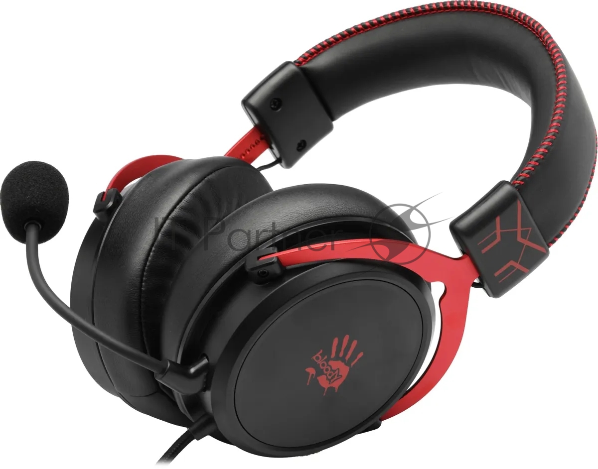 Гарнитура Bloody M590i Sports красный-чёрный, проводная, USB