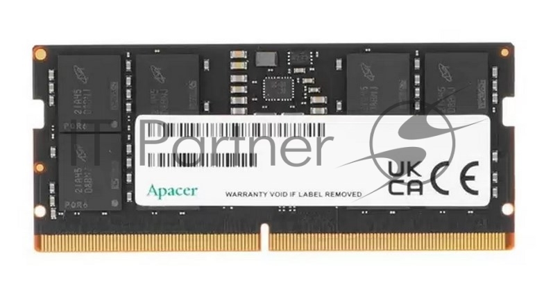 Оперативная память Apacer, DDR5, 16GB (1x16GB), 4800MHz, CL40, SO-DIMM