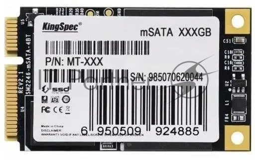 Накопитель SSD KINGSPEC MT Series MT-512, mSATA, R/W 560/540, 3D NAND