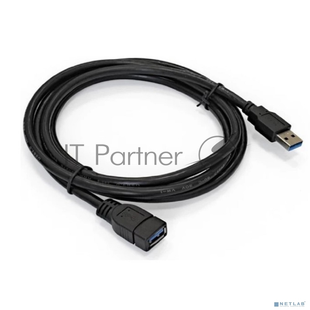 Удлинитель USB 3.0 ExeGate EX-CC-USB3-AMAF-0.15L (Am/Af, угловой 90-градусный коннектор (горизонтальный левый), 0,15м)
