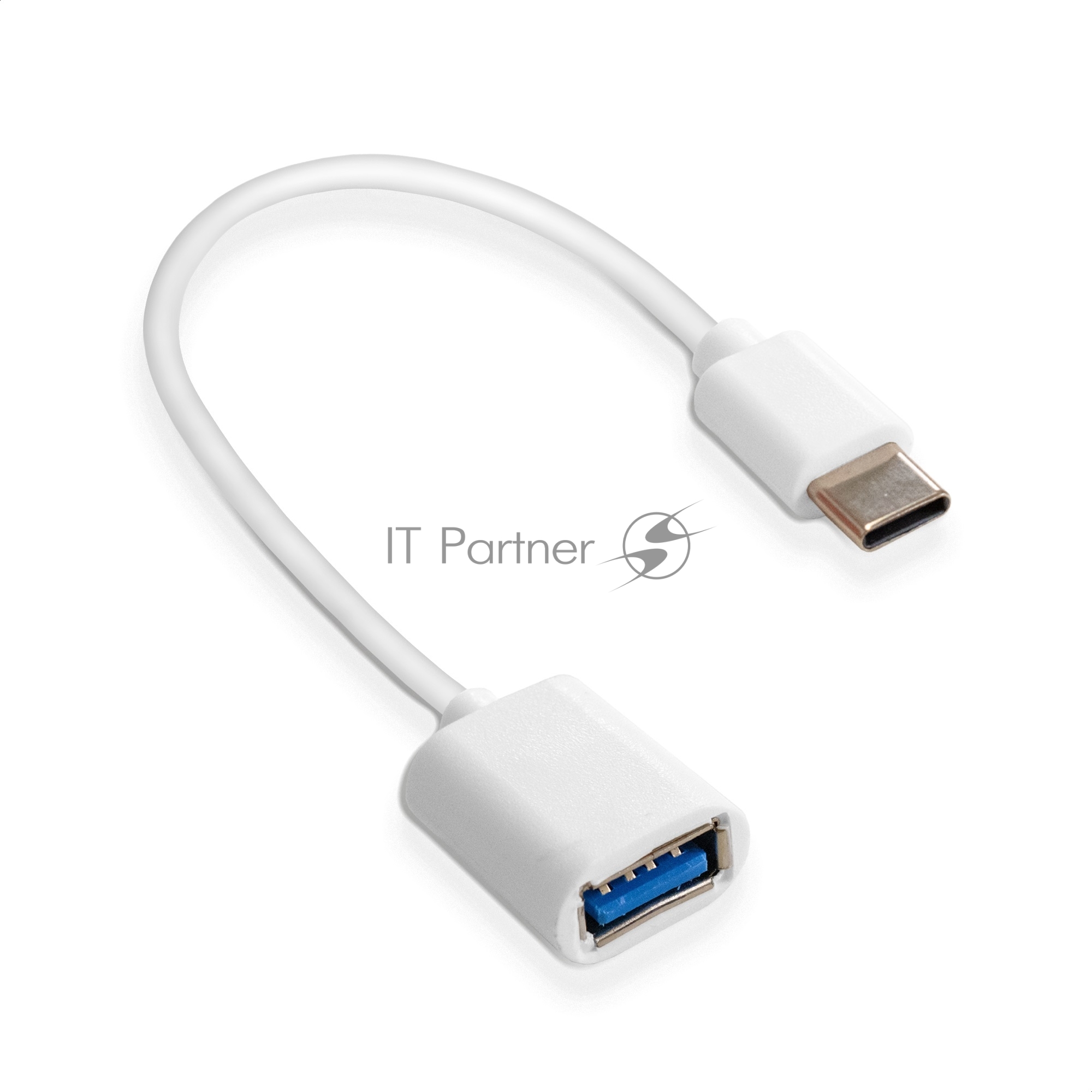 Кабель OTG Type-C-USB 2.0 ExeGate EX-A-OTG-CMAF2 (USB Type-C/USB 2.0 Af, 0,2м)