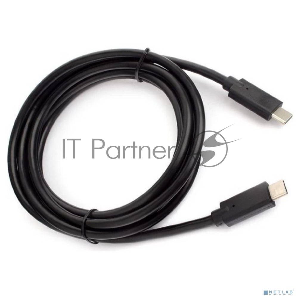 Кабель для зарядки ExeGate EX-CCP-USBC-CMCM-1M (USB Type-Cm/Cm, 3A, 60W, 1м)