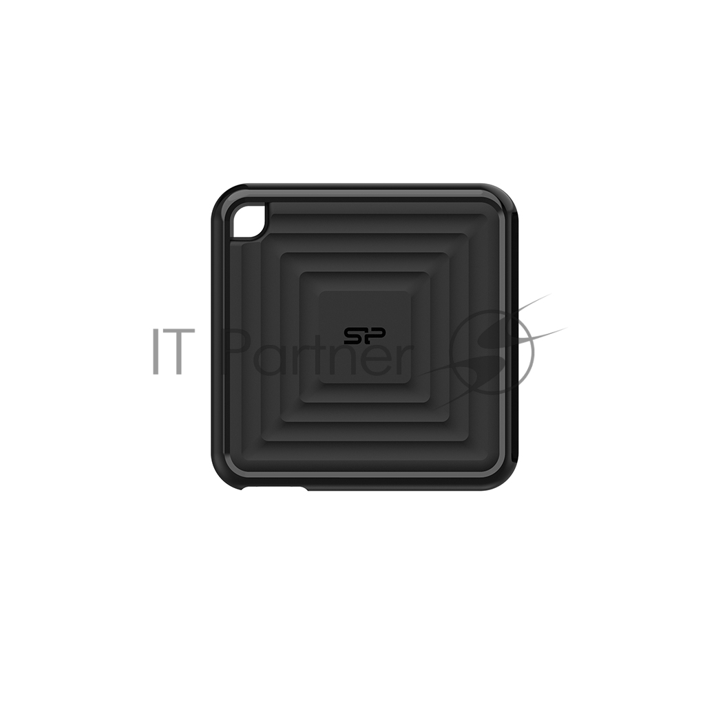 Внешний SSD 2TB Silicon Power PC60, External, USB 3.2 Type-C R/W - 540/500 MB/s черный