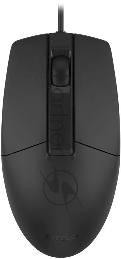 Мышь проводная A4Tech OP-335S черный, 1200 dpi, USB, кнопки - 3