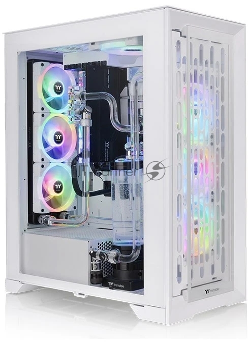 Компьютерный корпус Thermaltake CTE T500 TG ARGb белый без БП ATX 3x140мм 2xUSB 3.0 1xUSB3.1 audio bott PSU