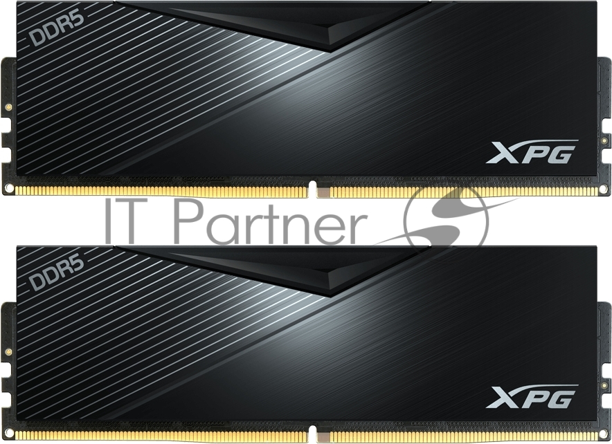 Оперативная память XPG Lancer, DDR5, 64GB (2x32GB), 6400MHz, CL32, DIMM, с радиаторами, черный