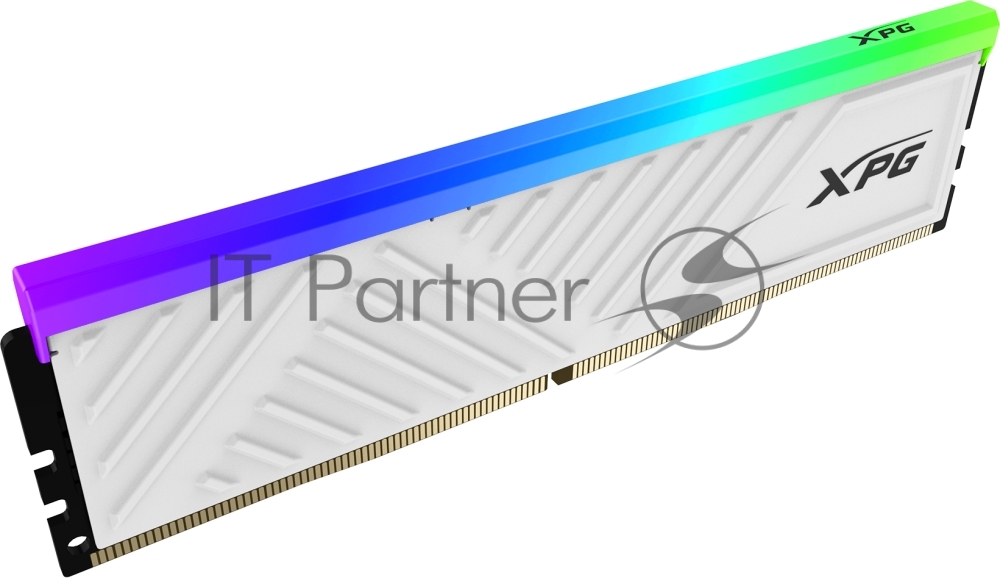 Оперативная память XPG Spectrix D35G RGB, DDR4, 8GB (1x8GB), 3200MHz, CL16, DIMM, с радиатором, белый, RGB