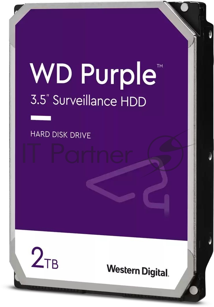 Жесткий диск Western Digital 2Tb SATA-III Surveillance Purple (5400rpm) 64Mb 3.5"