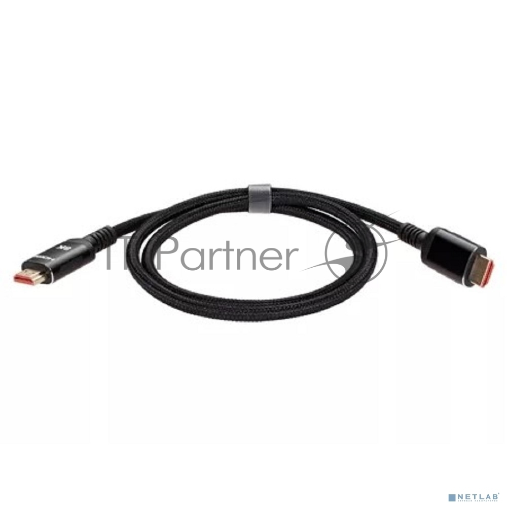 Кабель iOpen HDMI 19M/M,ver. 2.1 8KX60Hz (Econom) оплетка 1m ACG859B-1.0