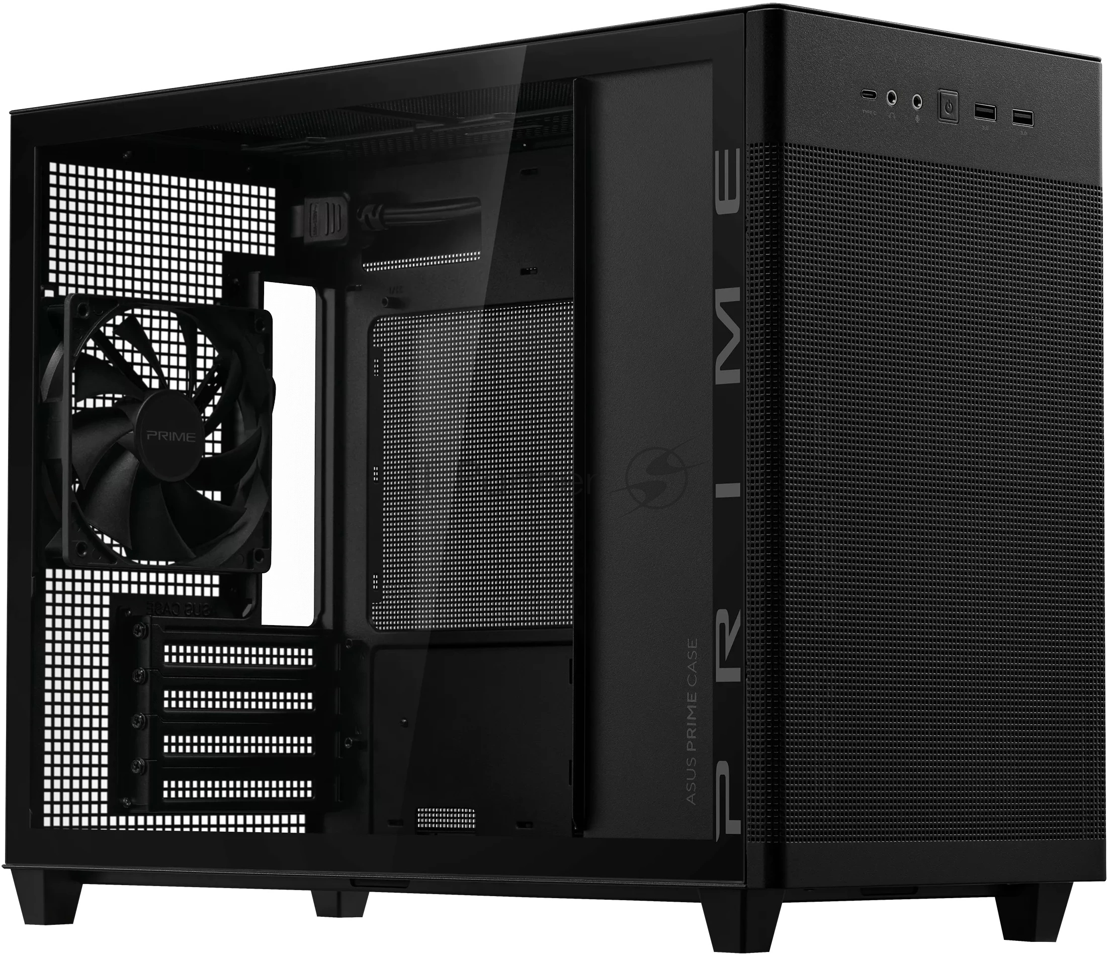 Компьютерный корпус Asus AP201 PRIME CASE TG AP201/BLK/TG