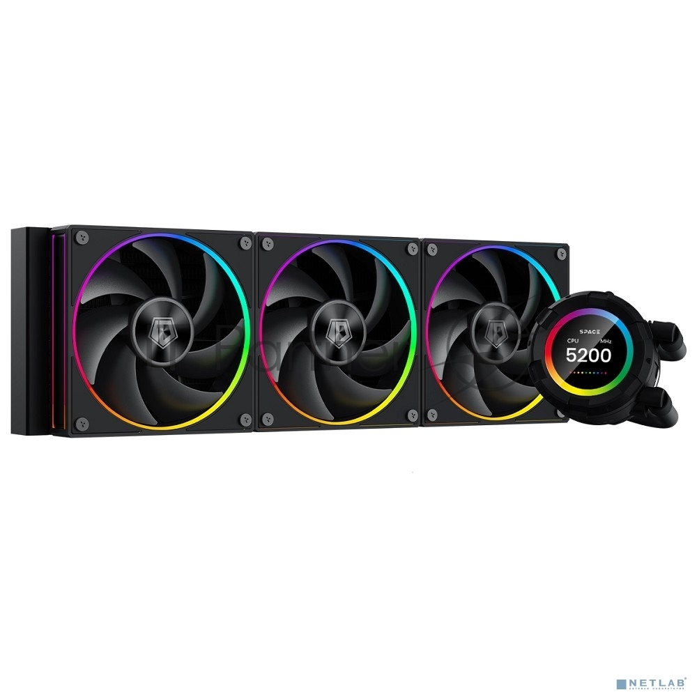 Система жидкостного охлаждения ID-Cooling SL360 черный 120мм алюминий+медь 2000rpm 30db 4-pin 350W
