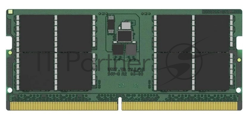 Оперативная память Kingston ValueRAM, DDR5, 32GB (1x32GB), 5600MHz, CL46, SO-DIMM
