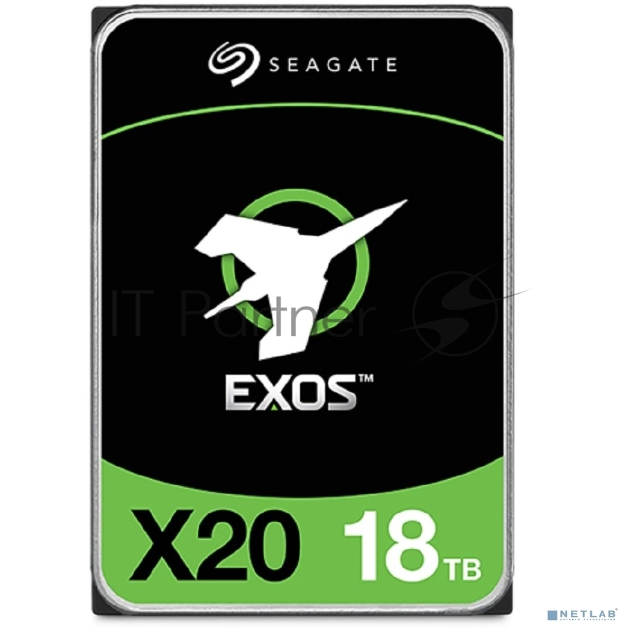 Жесткий диск Seagate 3.5"; 18TB Exos X20 ST18000NM003D SATA 6Gb/s, 7200rpm, 256MB