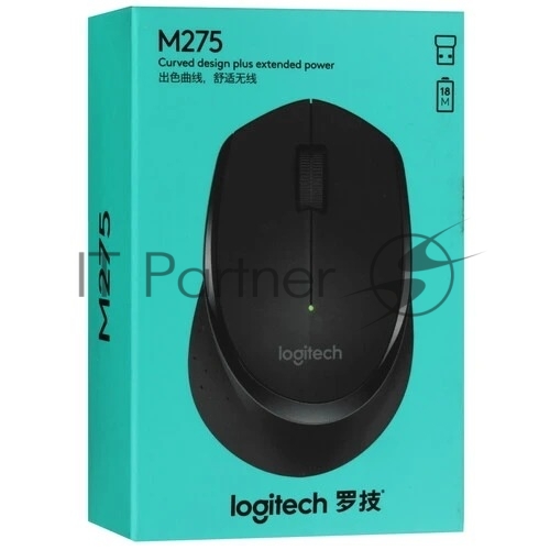 Мышь беспроводная Logitech M275 синий 910-004427