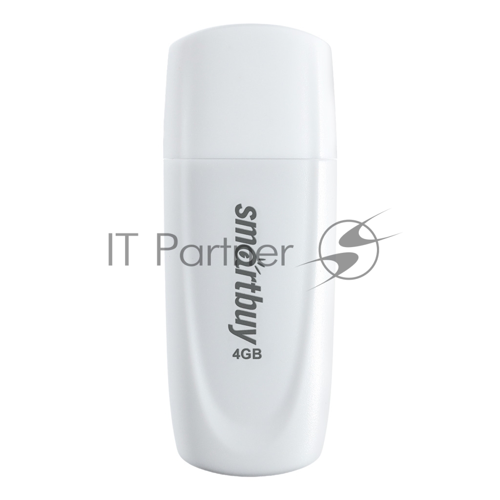 Флешка USB Smartbuy Scout White (SB004Gb2SCW), 4Gb, USB 2.0, R/W 12/5, белый