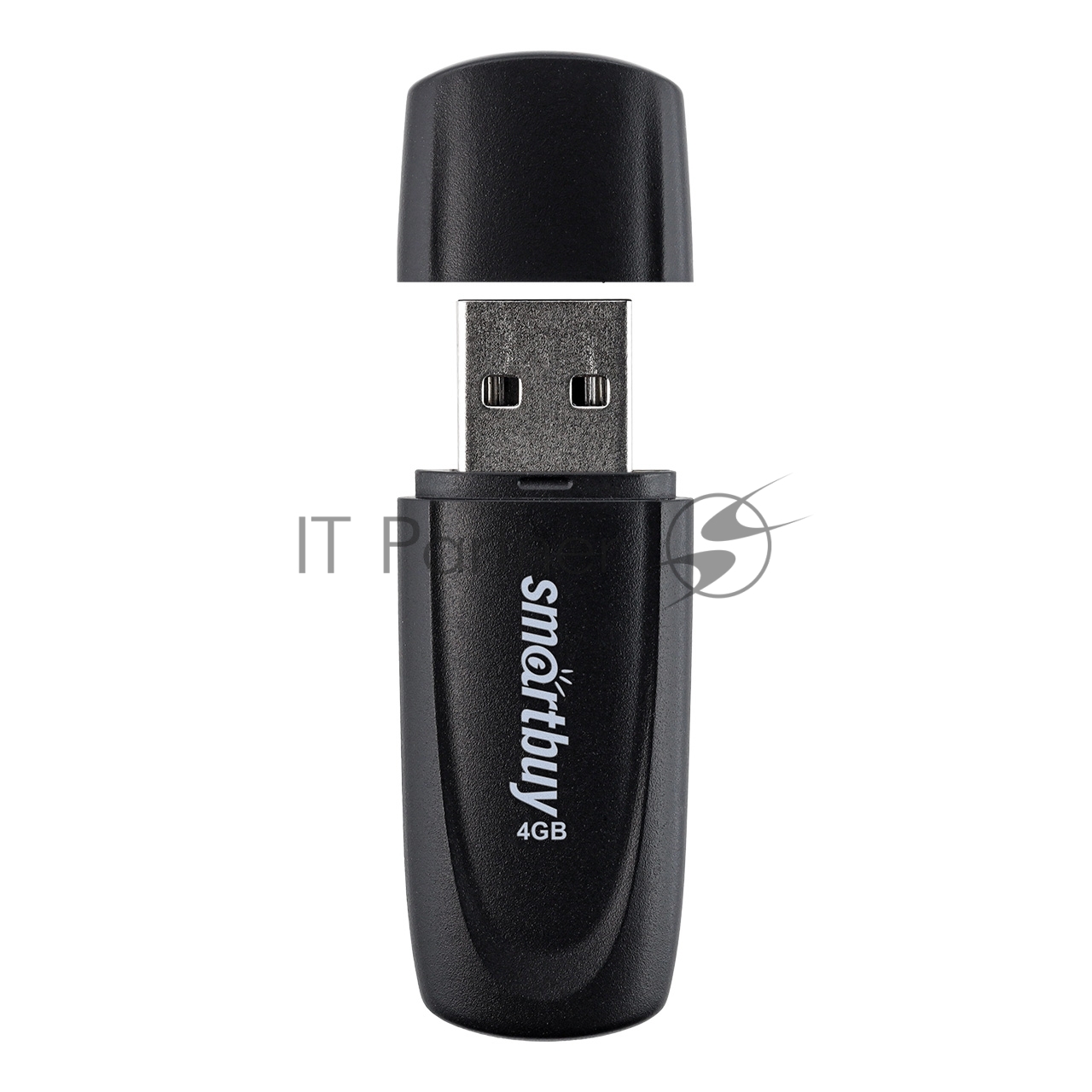 Флешка USB Smartbuy Scout Black (SB004Gb2SCK), 4Gb, USB 2.0, R/W 10/7, черный