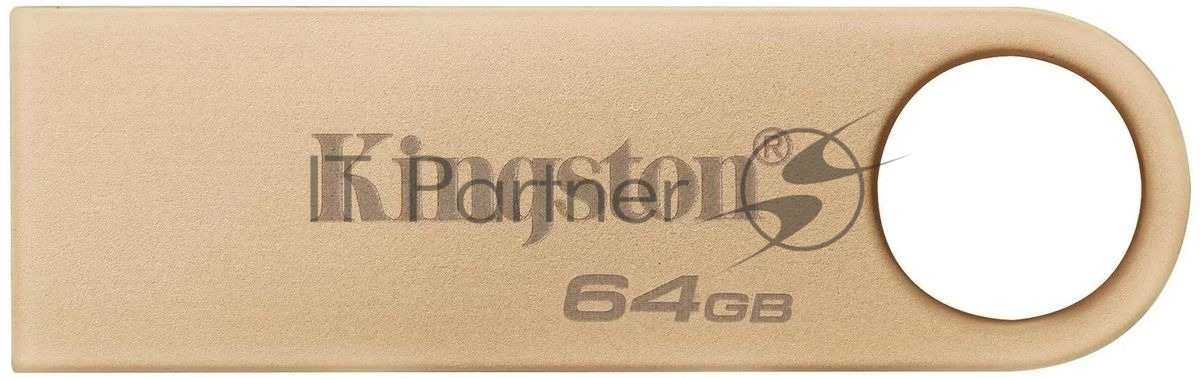Флешка USB Kingston DataTraveler SE9 G3 (DTSE9G3/64Gb), 64Gb, USB 3.2 Gen 1, R/W 220/100, золотистый