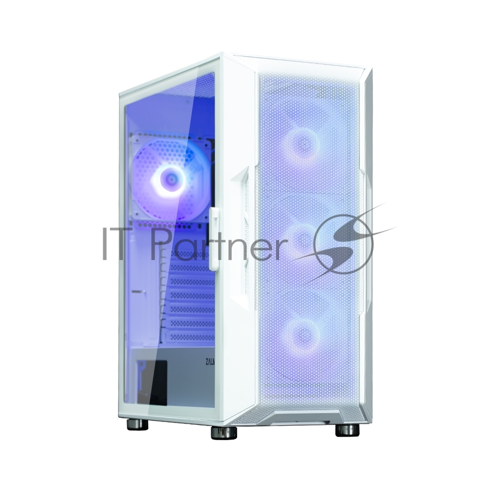 Компьютерный корпус ZALMAN I3 NEO ARGb WHITE, ATX, белый, FRONT MESH, WINDOW, 2x3.5", 3x2.5", 1xUSB 2.0, 2xUSB 3.0, FRONT 3x120мм ARGb, REAR 1x120мм ARGb