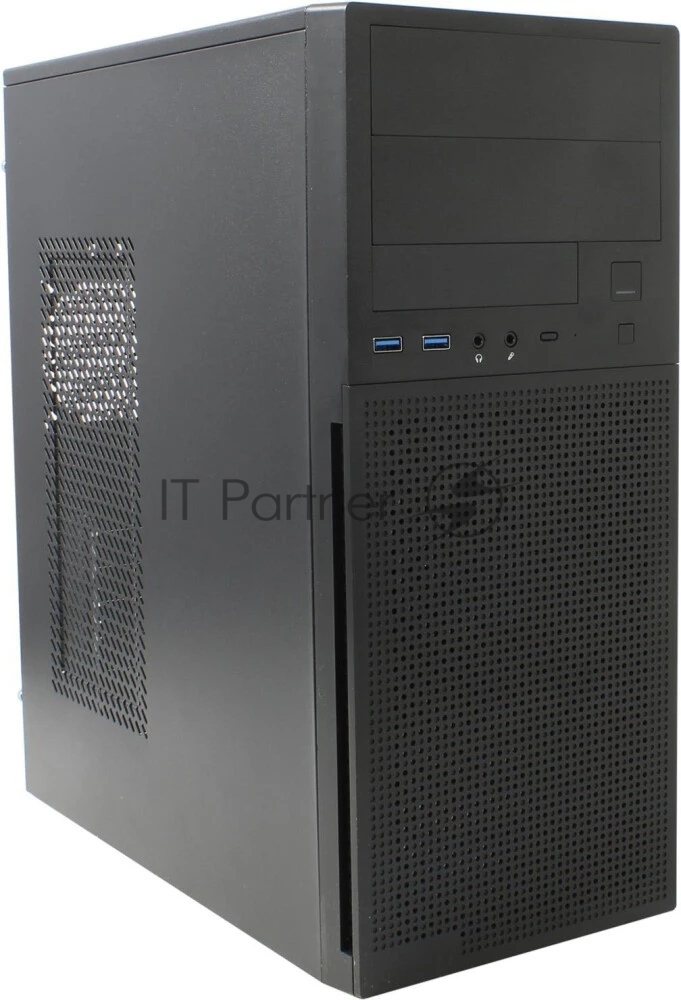 Компьютерный корпус MidiTower Powerman DA815BK черный PMP-500ATX-F 2*USB 3.0 ATX