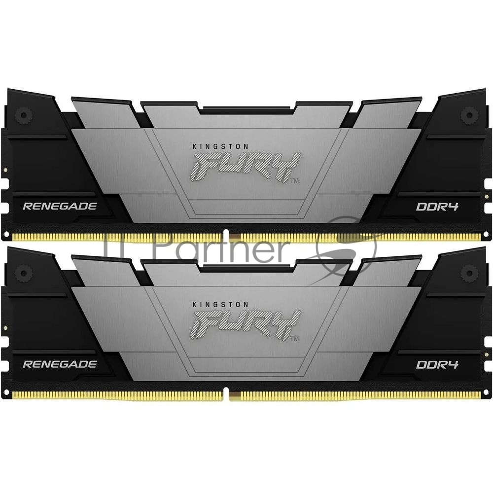 Оперативная память Kingston Fury Renegade, DDR4, 16GB (2x8GB), 4266MHz, CL19, DIMM, с радиатором, черный